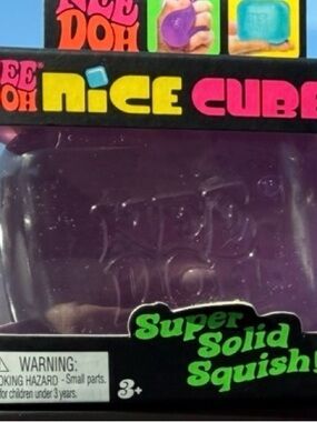 Cube Super Solid Squish Kids Toy - Purple